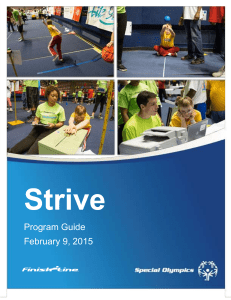 Strive - Special Olympics