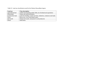 Table S1. Land use classification used for the Moulay Bousselham