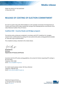 Coalition 018 – Country Roads and Bridges program