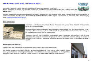 The Householder*s Guide to Asbestos Safety