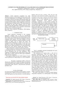 COMMON FEATURE DISCRIMINANT ANALYSIS FOR FACIAL