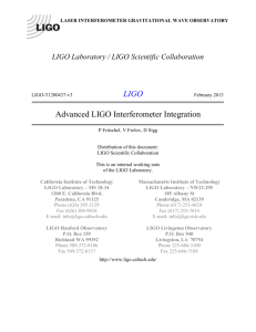 FullInterferomterIntegration - DCC