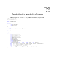 Genetic Algorithm Maze Solving Program. docx