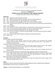Programme - SASL colloquium 17 October 2014