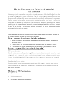 unit 3 The Arc Phenomena - sns ce electrical engineering