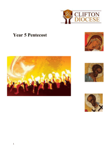 Year 5 Booklet Pentecost