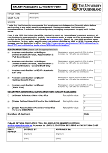 SALARY PACKAGING AUTHORITY FORM
