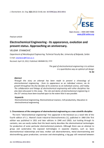 jESE manuscript - Journal of Electrochemical Science and