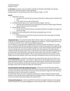 10-27-2014 Meeting Minutes