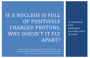 Why does a nucleus that is full of positively