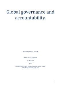 Accountability, Legitimacy, and the Design of Global