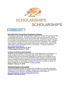 Click here for more scholarship options