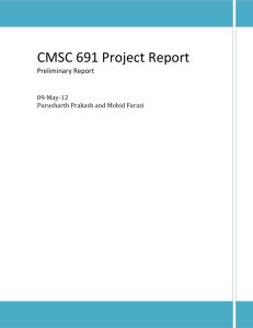 CMSC 691 Project Report