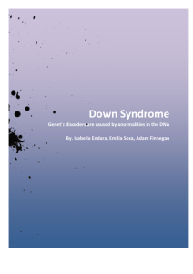 Down Syndrome - Academic Website