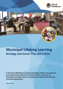 Municipal Lifelong Learning Strategy and Action