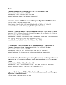 NEAR_Full Publications - National Emergency Airway Registry