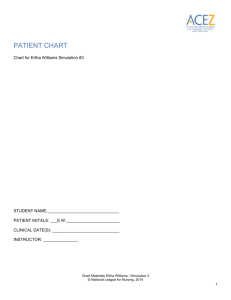 patient chart - National League for Nursing