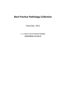 Best Practice Pathology Collection project