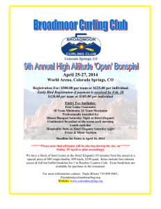 April 25-27, 2014 World Arena, Colorado Springs, CO