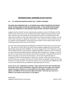 informational warning & rate notice