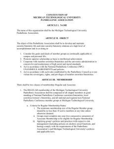 PHC Constitution - Michigan Technological University