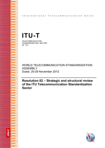 ITU-T Rec. Book 1 Resolutions ITU