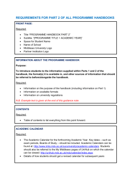 student programme handbook franchised part 2 template concert programme template