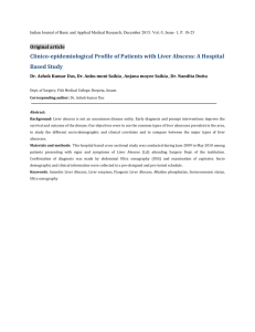 Clinico-epidemiological Profile of Patients with Liver