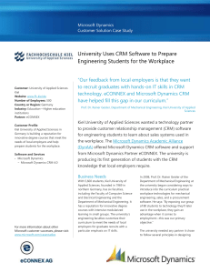 WriteImage CSB University Uses CRM Software to