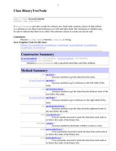 BinaryTreeNode-Description