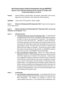 NRSPPG Minutes of meeting held on Tuesday 6th October 2015