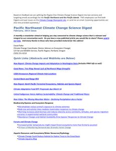 Pacific Northwest Climate Change Science Digest