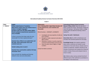 Grade 3 - The International Academy – Amman