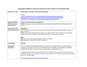 Grades 3-5 - Earth and Human Activity