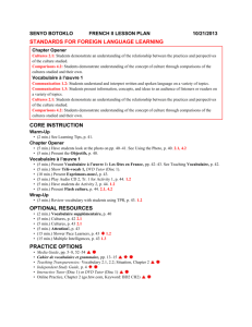 standards for foreign language learning