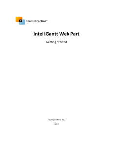 IntelliGantt Web Part