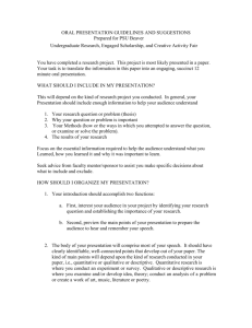 Oral Presentation Guidelines (doc)