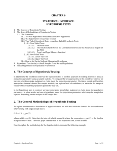 6-Hypothesis Tests