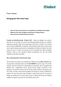 Press release Going green the smart way docx