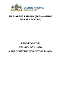 Soshanguve Primary School Report