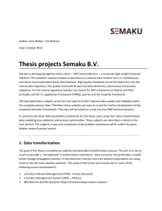 Thesis projects Semaku BV