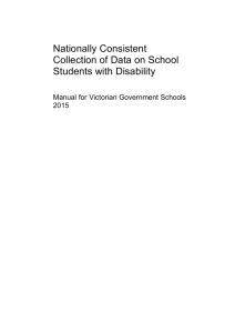 NCCD Manual 2015 - Department of Education and Early Childhood