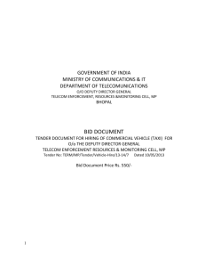 Government of India - Department of Telecommunications