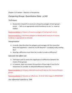 Chapter 12 Fraenkel - Statistics in Perspective