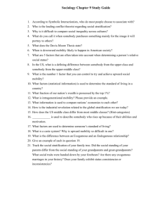 Sociology Chapter 9 Study Guide