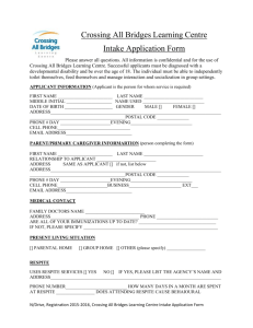 CABLC Intake Application Form - Crossing All Bridges Learning