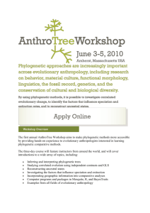 The first annual AnthroTree Workshop aims to make phylogenetic