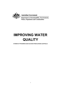 Improving water quality - Department of the Environment