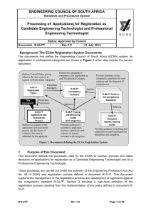 ENGINEERING COUNCIL OF SOUTH AFRICA