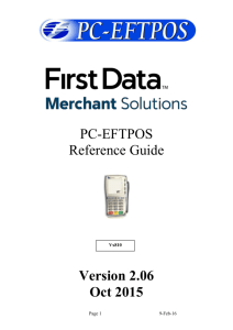 First Data Merchant Solutions Specific Details - pc